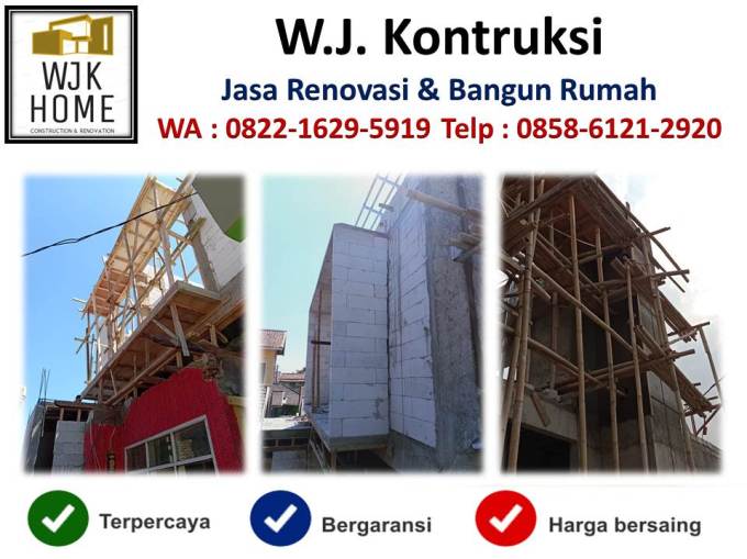 renovasi rumah  kopel type  36  di  bandung  wa 082216295919 